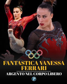 Ginnastica, argento Vanessa Ferrari nel corpo libero
