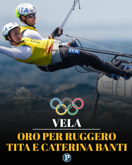 Vela, gli italiani Tita-Banti medaglia d'oro nella classe Nacra 17