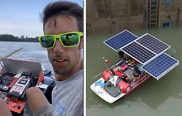 Sul Po da Valenza a Venezia con il natante ad energia solare