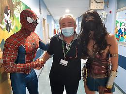 Spiderman e Wonder Woman, due supereroi in Pediatria
