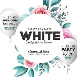 Apericena in "WHITE" con Dj