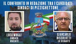 Pizzighettone, sfida in redazione tra i candidati sindaco Moggi e Bissolotti