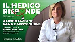 «Il medico risponde», alimentazione sana e sostenibile
