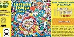 Sui biglietti della Lotteria il disegno di Francesca