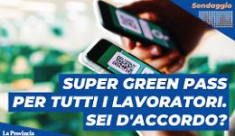 Super Green Pass sul lavoro: sei d'accordo?