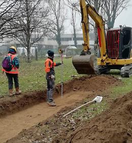 Bosco del tempo, lavori in corso a Ombriano