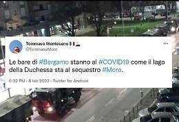 Covid, Tweet choc del figlio di Enrico Montesano sulle bare di Bergamo