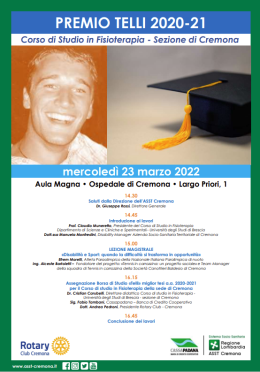 Premio Telli, cerimonia il 23 marzo
