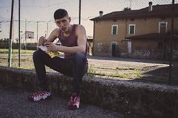 Il rapper Massimo Pericolo al Tanta Robba in the Park