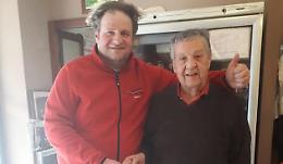 Renato Pozzetto, visita a sorpresa all'ora di pranzo