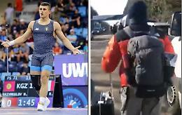 L'atleta Raul Caso in Ucraina il giorno del bombardamento di Kiev