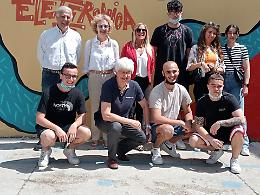 Beppe Severgnini in visita all'istituto Marazzi