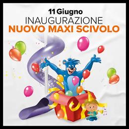 Inaugurazione maxi scivolo al CremonaPo