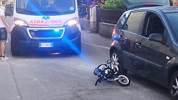 Bambino di 4 anni investito in bicicletta, fortunatamente non è grave