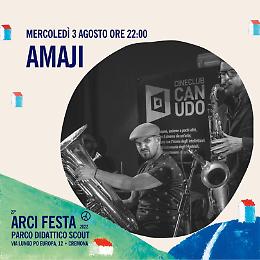 Sul palco dell'Arci Festa un quartetto sorprendente: Amaji