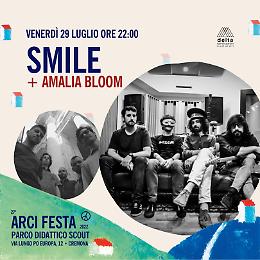 Concerto di Smile -indie rock- e Amalia Bloom -punk rock-