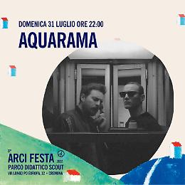 Aquarama in concerto all'Arci Festa: un mix di ritmi e sonorità