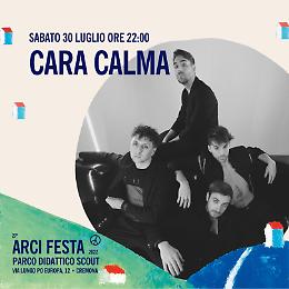 Cara Calma in concerto all'Arci Festa
