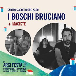 I Boschi Bruciano + Maciste per una serata Indie Rock e Punk
