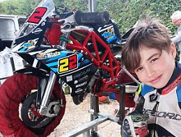 Minimoto, primi successi di Sebastiano