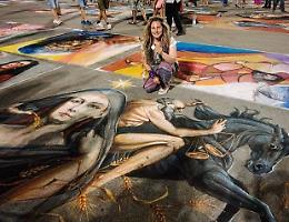 Madonnari, è Michela Vicini la prima classificata al festival di Curtatone