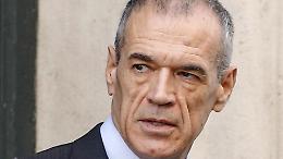 Cottarelli si dimetterà da senatore: «Dirigerò un programma dell’Università cattolica»