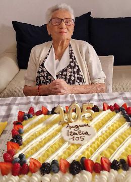 Nonna Italia, 105 anni portati alla grande