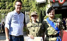 Monticelli, per Sveva estate in mimetica. Stellette a 17 anni