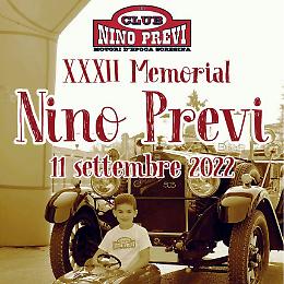XXXII Memorial NINO PREVI - Raduno di auto d'epoca