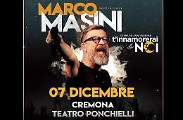 Marco Masini al Teatro Ponchielli di Cremona il 7 dicembre