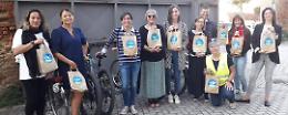 Fanalini per i ciclisti: dono di Fiab e Comune
