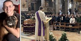 Per Alberto addio tra le lacrime. La chiesa di San Siro non basta