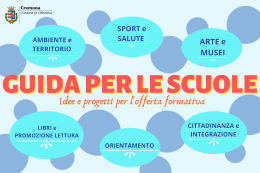 Guida per le Scuole, idee e progetti per l'offerta formativa