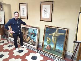 Don Galbignani, la mostra del prete-pittore