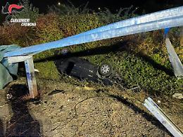 Inseguimento e schianto sulla Paullese, i carabinieri bloccano 31enne