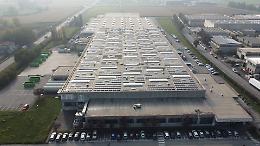 Poste Italiane, installato a Melzo il più grande impianto fotovoltaico in Lombardia