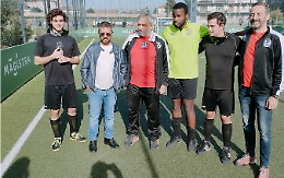 Inclusione,  Salvatore Totò Cascio incontra la squadra non vedenti del Crema