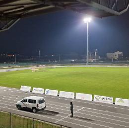 Lo stadio a nuovo: ecco l'impianto a led