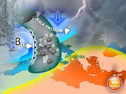 Meteo, Ponte dell’Immacolata con un ciclone