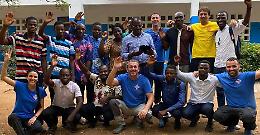 Anche la boxe nella scuola di Amurt in Togo
