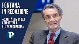 Attilio Fontana in redazione: «Sanità lombarda attrattiva e all'avanguardia»