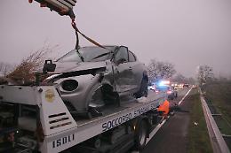 Pauroso incidente tra due auto sulla Castelleonese