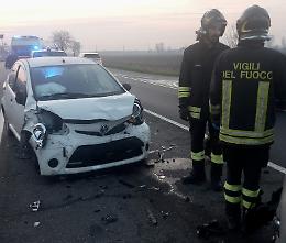 Incidente fra 3 auto sulla Padana Inferiore, disagi per la circolazione