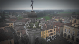 Sabbioneta, la capitale dell'Unesco ripresa dal drone