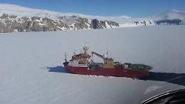 Rompighiaccio italiana arriva in un punto mai raggiunto in Antartide