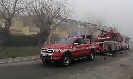 Incendio della canna fumaria, immediato intervento dei vigili del fuoco