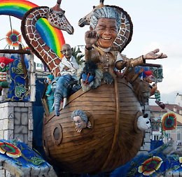Carnevale e sfilata dei carri a Canneto sull' Oglio
