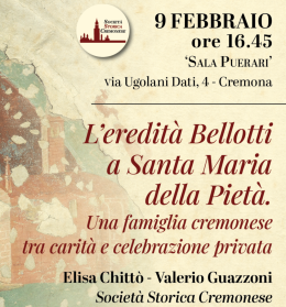 L'eredità Bellotti a Santa Maria della Pietà