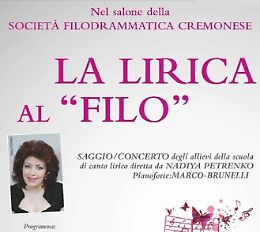  Il saggio/concerto "La lirica al Filo"