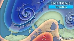 Stop anticiclone con ritorno di pioggia e neve, cambia tutto la prossima settimana 